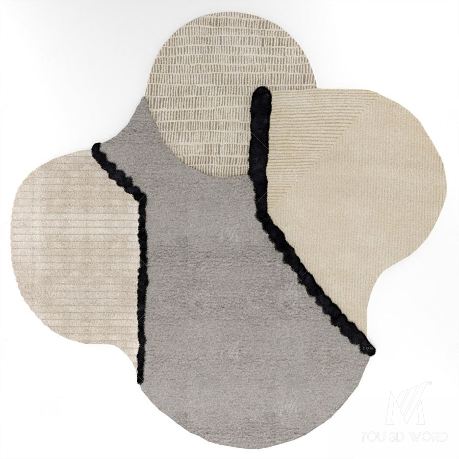 Carpet LUNAR ADDICTION square by CC TAPIS